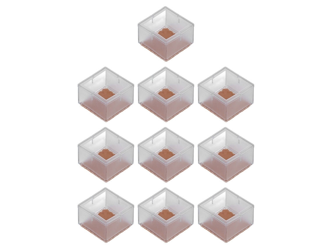 10 Protectores De Suelo De Fieltro De Goma Para Patas De Sillas Y Mesas, Protectores Antideslizantes Para Patas De