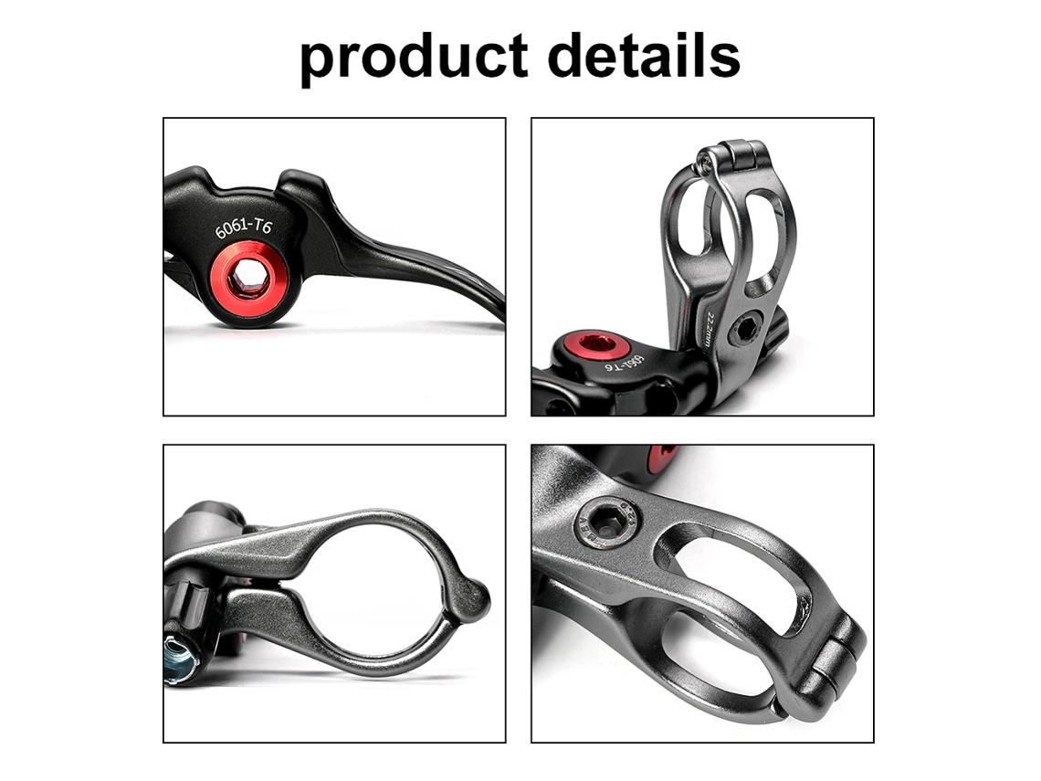 Palanca Remota Para Ajuste De Altura De Tija Telescópica Para Manillares De 22,2 Mm, Accesorio Para Bicicleta De Montaña.