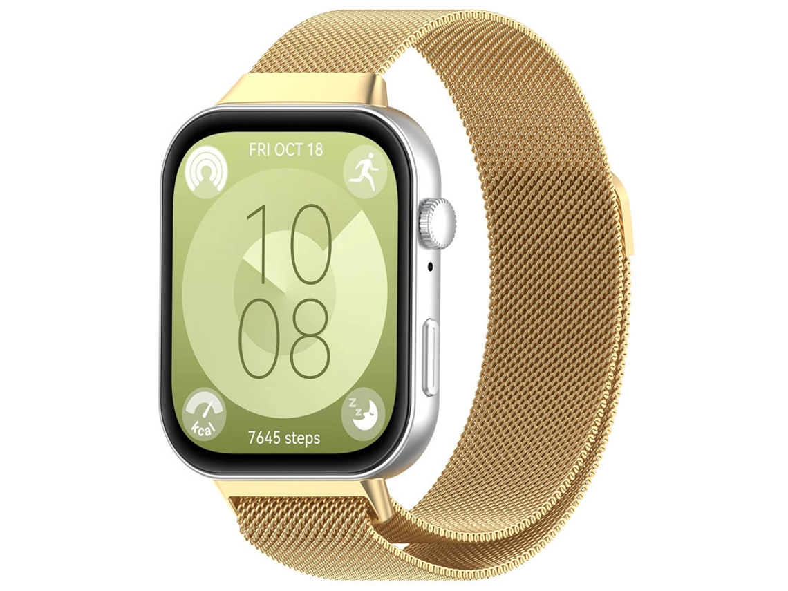Correa Milanese Gertiz para Huawei Watch Fit 4/Fit 4 Pro/Fit 3 (Dorada)