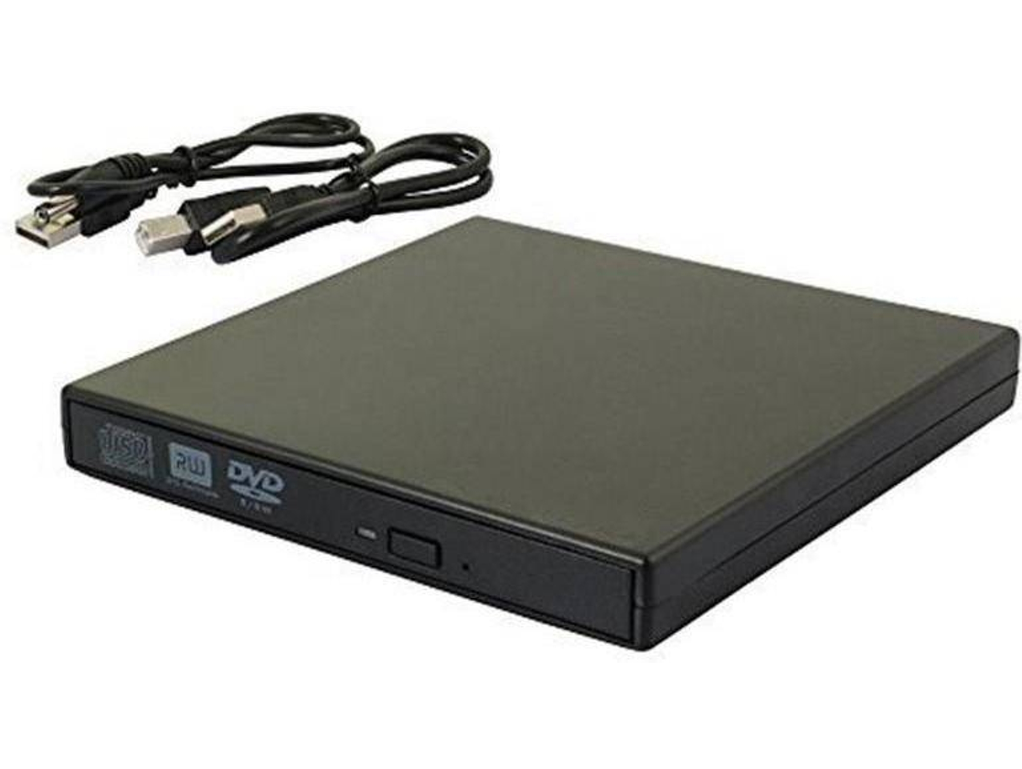 Tampa Leitor Externo Para Cd / Dvd-Rw Preto Usb