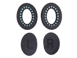 2 Almohadillas De Repuesto Suaves Para Auriculares Qc35 Qc35ll, De Piel Sintética Negra.