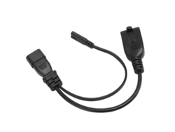 Cables De Alimentación Profesionales Con Divisor En Y Iec320 C14 A C7 Nema 5 20r De 0,32 M/1,0 Pies