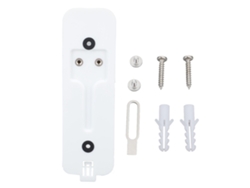 Panel Trasero De Repuesto Para Timbre Con Luz Intermitente Y Extractor De Tarjeta - Blanco