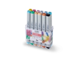 Caixa Copic Rotulador 12Pzs Tons Pastel