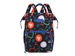 Mochila Embarazo Maternidad Ligera Impermeable Gran Capacidad Multifuncional Bolsa Pañales Bebé Negro