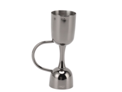 Cucharita Medidora De Cocktail De Acero Inoxidable Doble Lado Con Plating Negro Para Bar Bartender