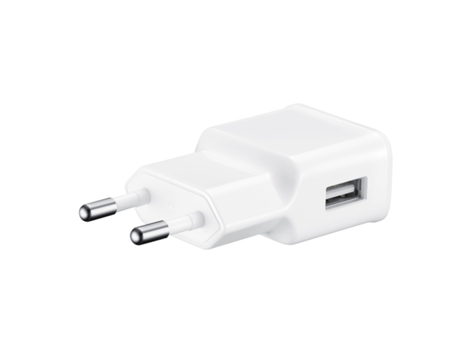 Cargador Adaptador Red Carga Rápida SAMSUNG 2 MAH Blanco