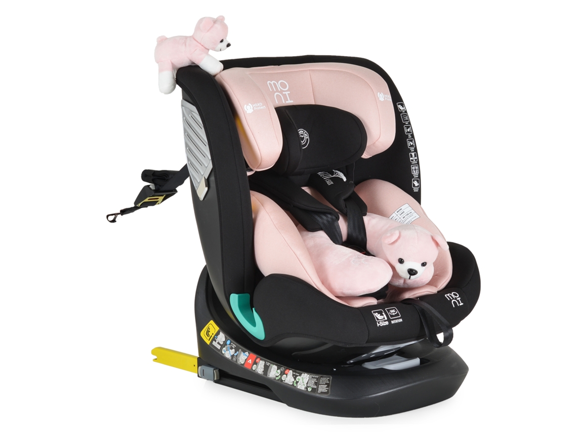 Silla de coche Serengeti Rosa Suave 40 150cm Moni