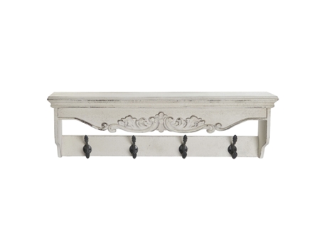 Perchero de Pared DKD Home Decor 85 x 18 x 25 cm Abeto Metal Vintage
