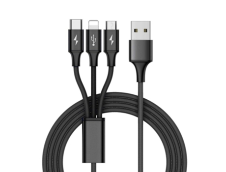 Cargador Carga Usb Rápido Universal Teléfono Negro