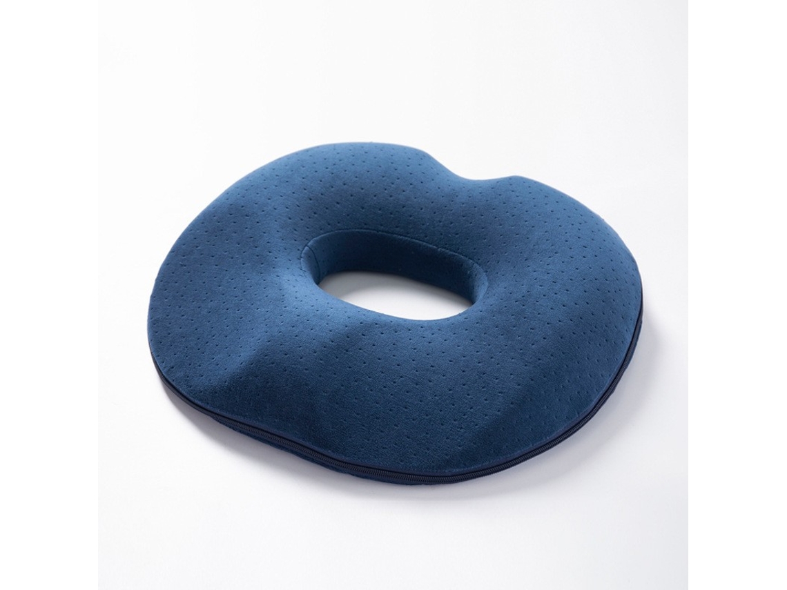 Almofada Para Cadeira Eifson De Veludo, Para Mulheres, Para Apoio No Cóccix (azul Marinho)