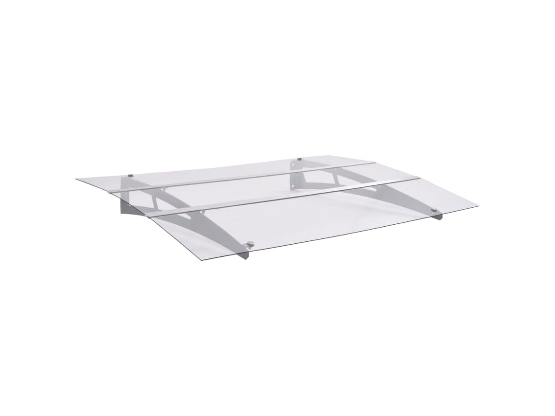 Marquesina para puerta VIDAXL Multicolor Policarbonato (120x90cm)