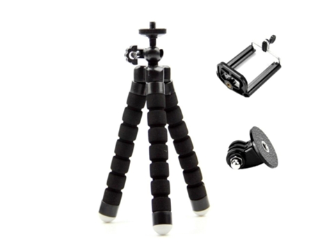 Trípode SLOWMOOSE Mini Pulpo Flexible con Adaptador de Montaje de Tornillo para Go Pro Hero 8/7/6/5/4 / Xiaomi
