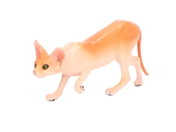 Figura de juguete de gato sin pelo simulado Ats Model para decoración de oficina infantil PL127 1834