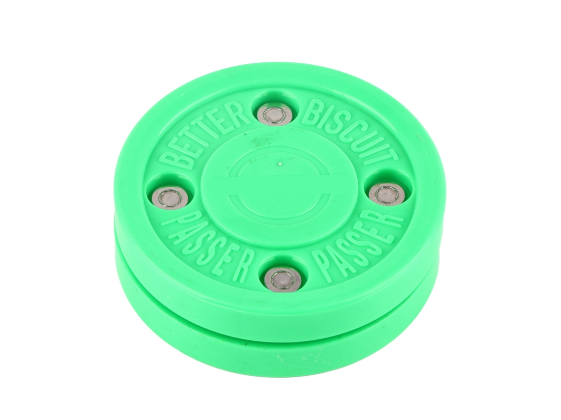 Puck De Hóquei No Gelo De Polioximetileno Verde Para Treinamento Diário E Patinação Em Rolamento