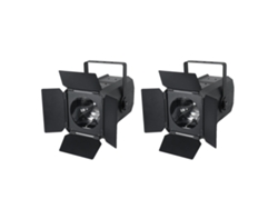 Foco PAR COB de 200 W con control de sonido y haz ajustable de 60°, enchufe europeo, 2 unidades OEM