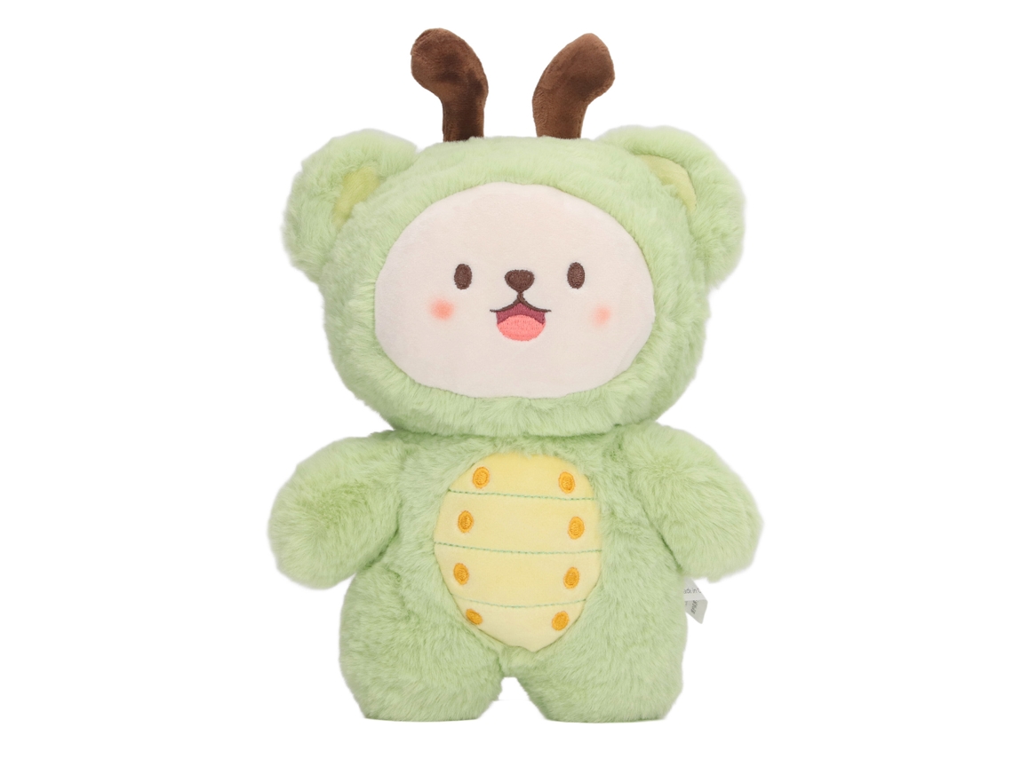 Peluches suaves y tiernos de 2026 para abrazar, personajes de dibujos animados para adultos, niños y niñas, cumpleaños y Navidad, insectos verdes.