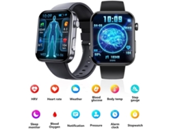 Reloj Inteligente Pantalla De 2.1 Pulgadas Bluetooth Llamada Monitoreo De Salud Ip67 Impermeable Negro YEMAESRE