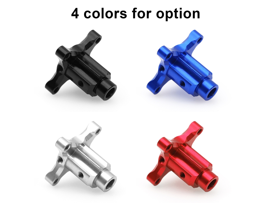 Eje Recto De Bloqueo Diferencial Metálico Para Coches De Control Remoto Arrma Kraton Senton Talion Typhon Outcast 1:8 Rojo