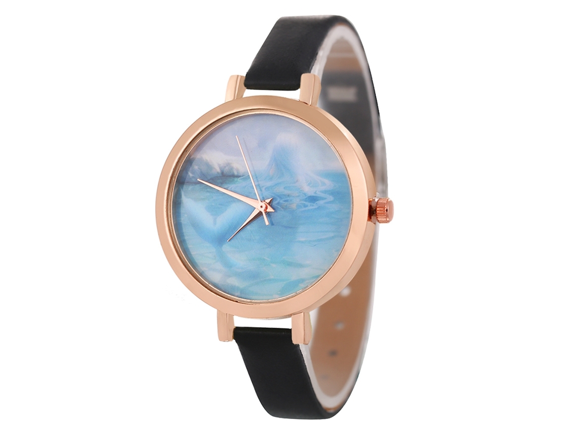 Reloj De Pulsera De Cuarzo De Cuero Para Mujer, Estilo Casual, Sencillo, Hipoalergénico.