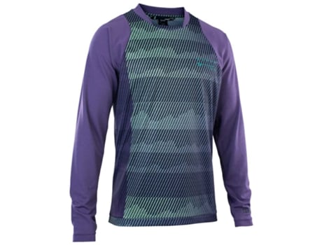 Jerseys ION Camisola De Manga Comprida Scrub Verde,Roxo S Homem