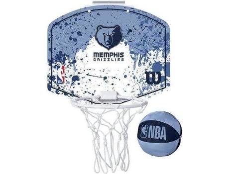 Canasta de Baloncesto WILSON Mini NBA Memphis Grizzlies Azul (Única)