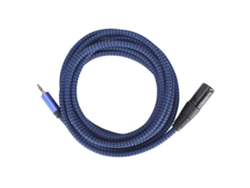 Cable De Conexión De Micrófono Con Señal Balanceada, Conector Xlr Macho A Jack De 3,5 Mm, 3m Jd6045