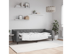 Sofá Cama Individual Lovely Home Madera Tecido Gris (80x200)