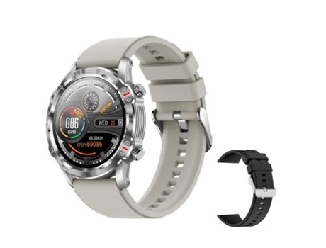 Smart Watch Hombres 1.32inch Bluetooth Llamada Impermeable Fitness Tracker Monitor Smartwatch Para Android IOS con correa VEANXIN
