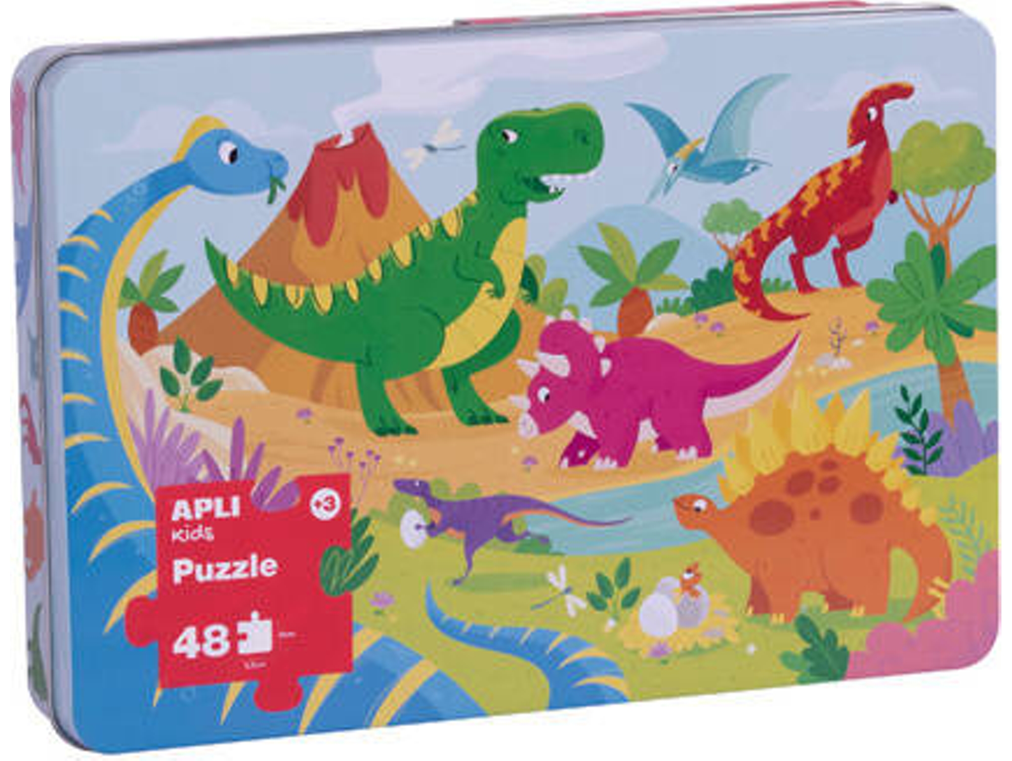 Puzzle APLI Dinosaurios (48 piezas)