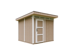 Caseta Jardin paneles a base de Madera LP SmartSide 5,9 m² con Suelo y Baldosas Bituminosas - L279xA294xA237 cm - TIMBELA M903 - TERRA BROWN