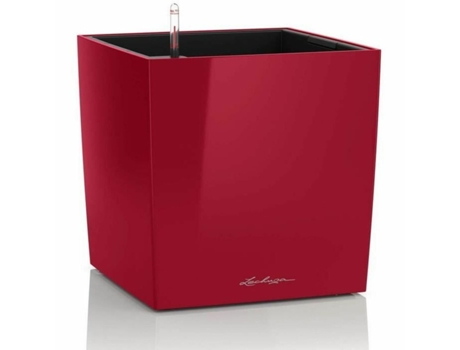 Maceta LECHUZA 40 x 40 x 40 cm Negro Rojo Polipropileno Plástico