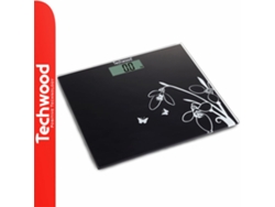 Báscula corporal digital de vidrio Techwood de 150 kg