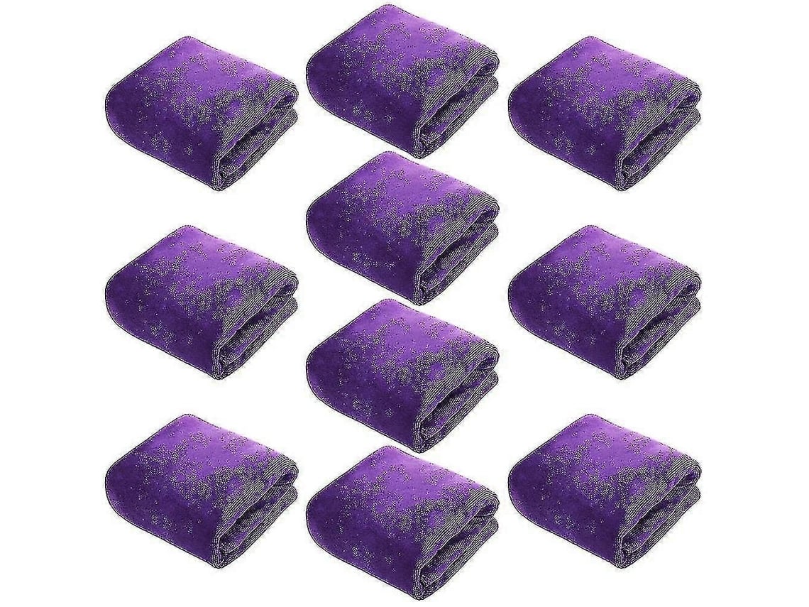 Toallas de peluquería (paquete de 10) de secado rápido para cabello, manos y rostro. Para usar en casa, salón, spa y barbería. Rosewell.