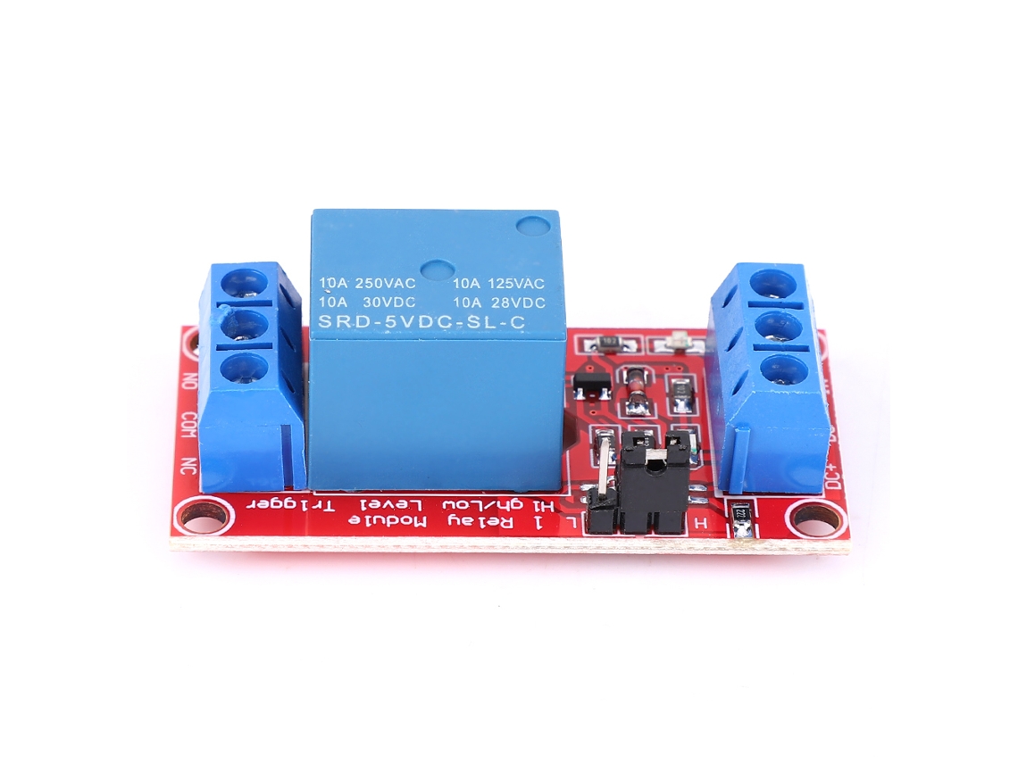 Módulo De Relé De 1 Canal Con Aislamiento Optoacoplador, Trigger De Nivel Bajo, Compatible Con Plc (5v)