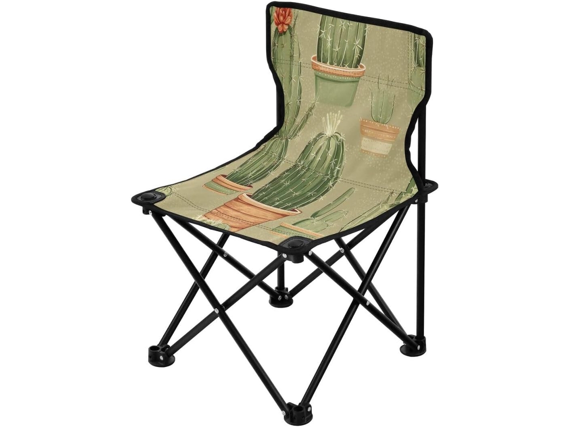 Silla Plegable De Camping Con Resistente Duradera Portátil Fácil Instalar