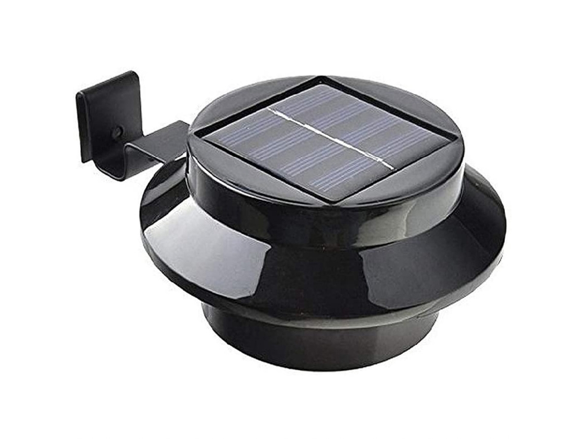 Rebe-luz Solar Exterior Impermeable Para Alero, Pared, Cerca Y Jardín, Luz De Protección De Rail Para Patio Y Parque