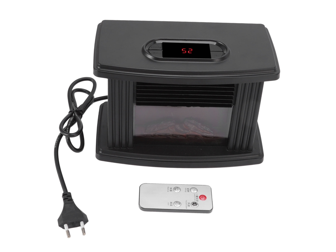 Calefactor Eléctrico Portátil De 1000 W Para Mesa Con Mando A Distancia: Rápido, Uniforme Y Seguro.
