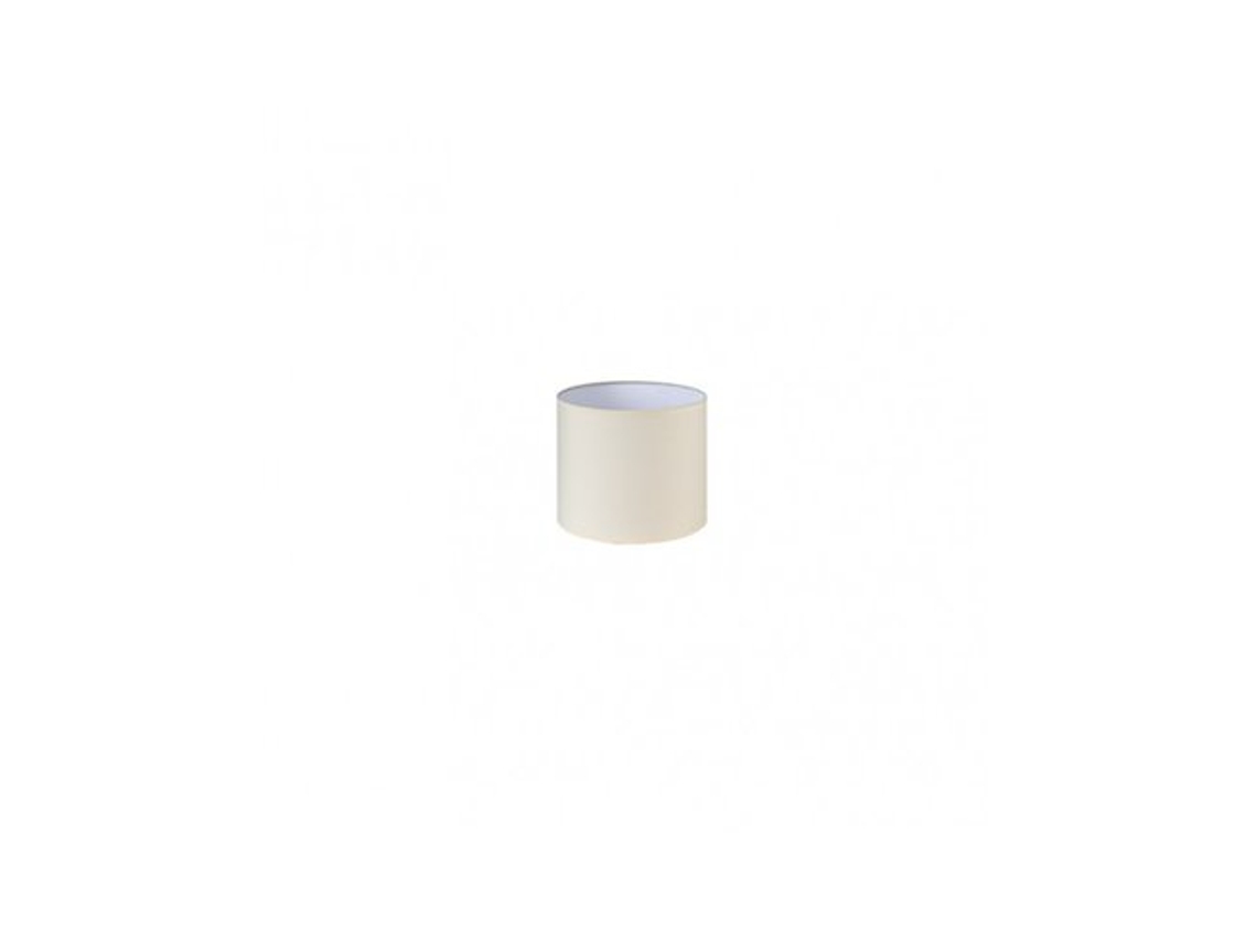 Pantalla Cilindrica Dori Pinza beige 14Dx14dx13h Cm Tejido Popelin