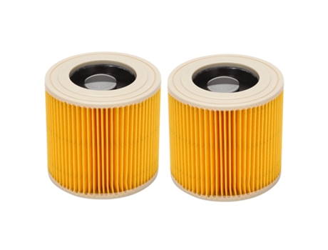 2X bolsas de filtros de polvo de aire de repuesto de calidad para cartucho Karcher filtro Hepa Wd2250 Wd3.200 Mv2 Mv3 Wd3