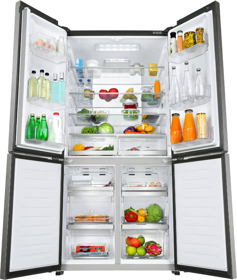 Frigoríficico Americano HAIER HTF610DSN7 (No Frost - 190 cm - 610 L - Negro)
