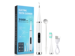 Cepillo de dientes eléctrico sónico, blanqueador dental, eliminador de placa, cuidado dental, escáner de sarro, litotritor Mdug (blanco)