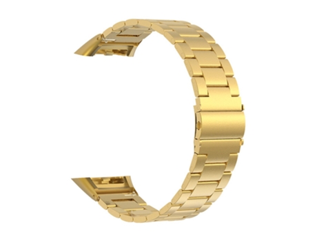 Correa de acero inoxidable 3 cuentas para Huawei Honor 6/Band 6 - dorado