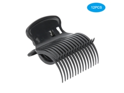 12 Clips Para Rodillos De Pelo, Pinzas De Garra Para Mujeres Y Niñas, Seguras Y Resistentes Al Calor, 6x5x4cm