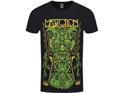 Camiseta ROCK OFF Mastodon - Devil In Black Negro (Talla: M)