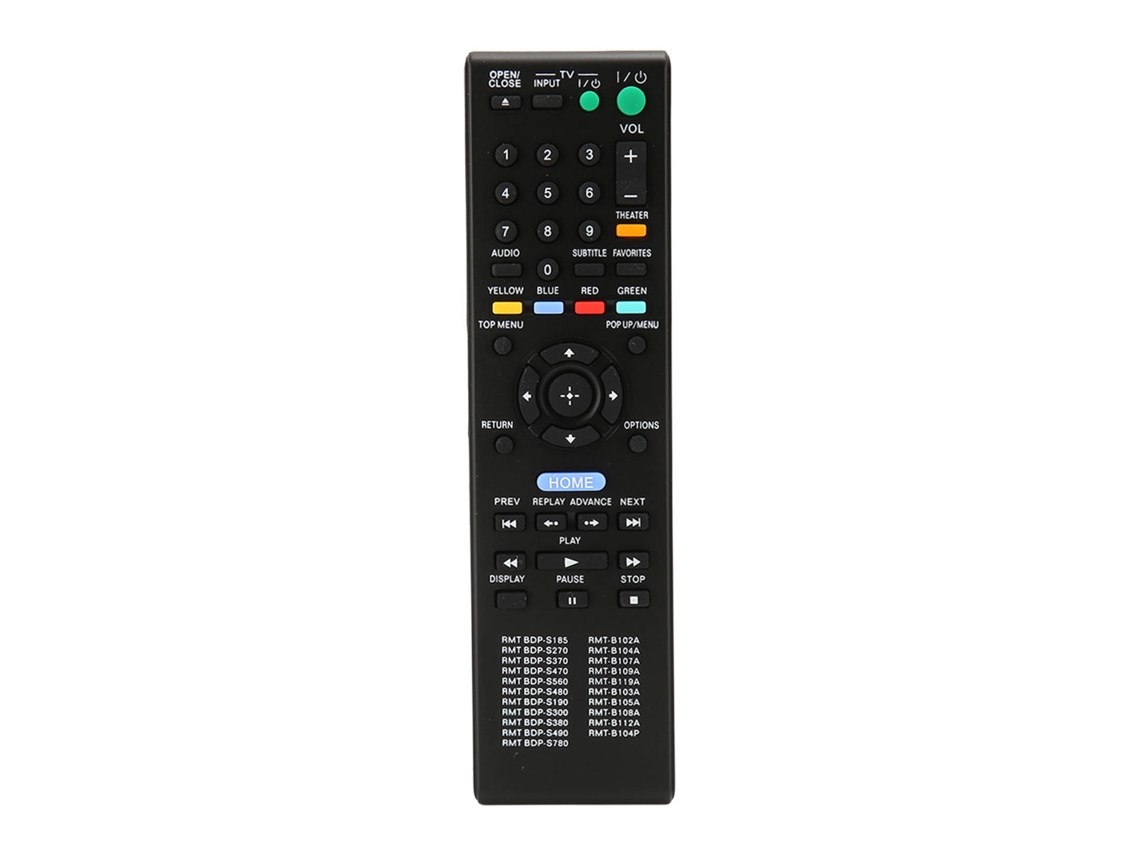 Mando A Distancia De Repuesto Para Reproductores De Dvd Y Hd Rmt Bdp S185 S470 Rmt B102a Multifuncional Abs