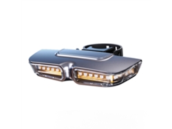 Luz Trasera Recargable E Impermeable Para Bicicleta Con 20 Led Ultrabrillantes Y Control Remoto Para Bicicletas De Montaña Y De Carretera.