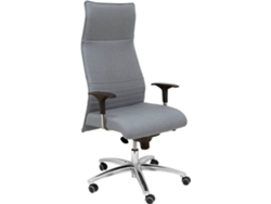 Silla de Escritorio Ejecutiva PYC Albacete XL Gris con ruedas de parqué (Brazos ajustables - Tejido)