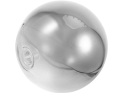 Cúpula esférica de cristal ahumado para lámpara colgante moderna G9, detalle decorativo elegante, iluminación suave.