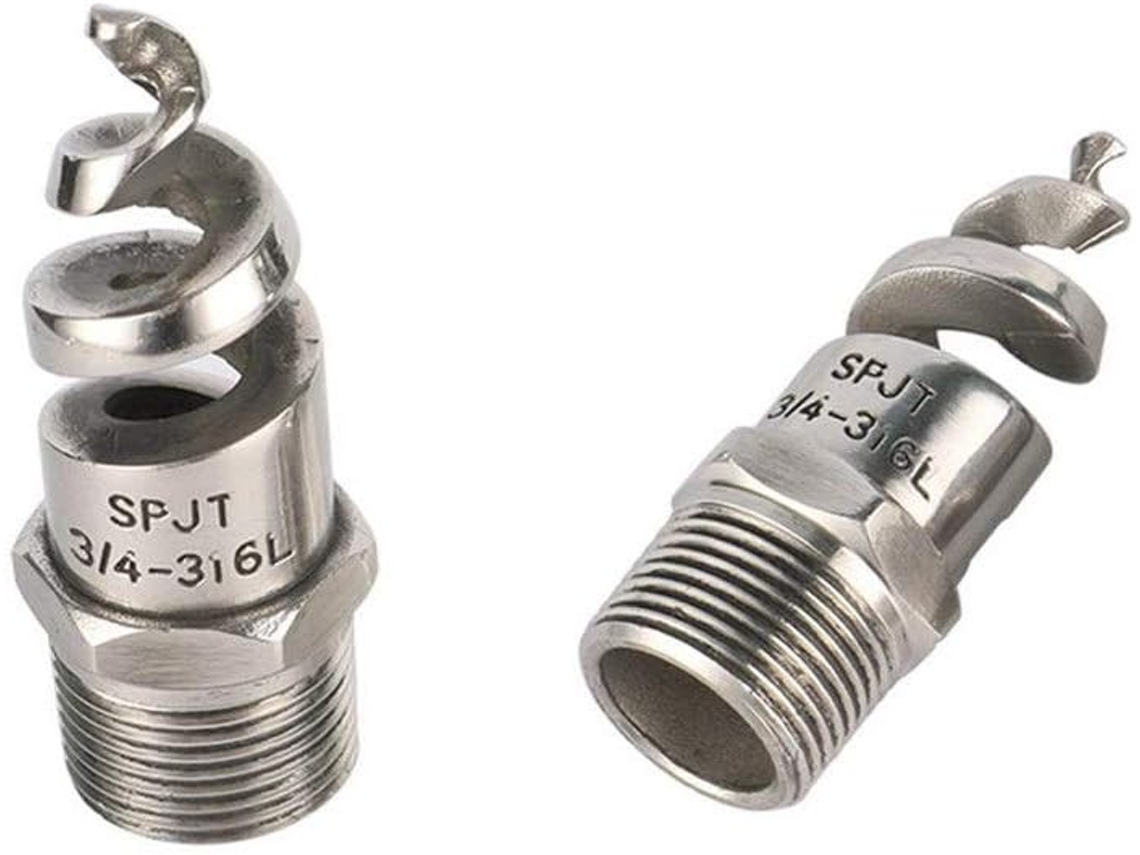 Boquilla De Chorro Espiral Acero Inoxidable 316l Con Rosca Macho Acero Inoxidable